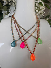Load image into Gallery viewer, Tova, Millie Necklace in Electric Blue