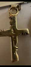 Load image into Gallery viewer, Sterling Silver Turquoise Cross Necklace – Southwestern Artisan Jewelry