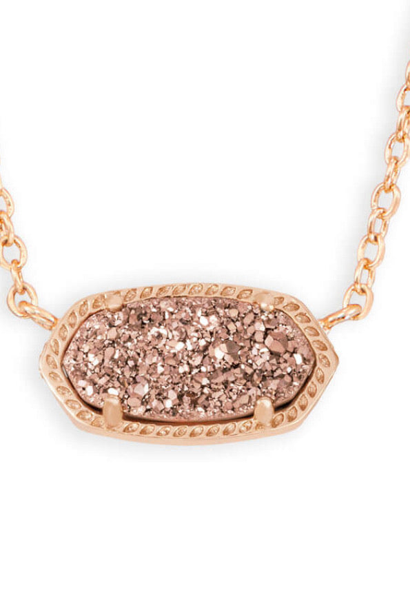 Kendra scott elisa on sale rose gold necklace