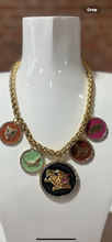 Load image into Gallery viewer, TOVA gold chain necklace with Animal Pendants
