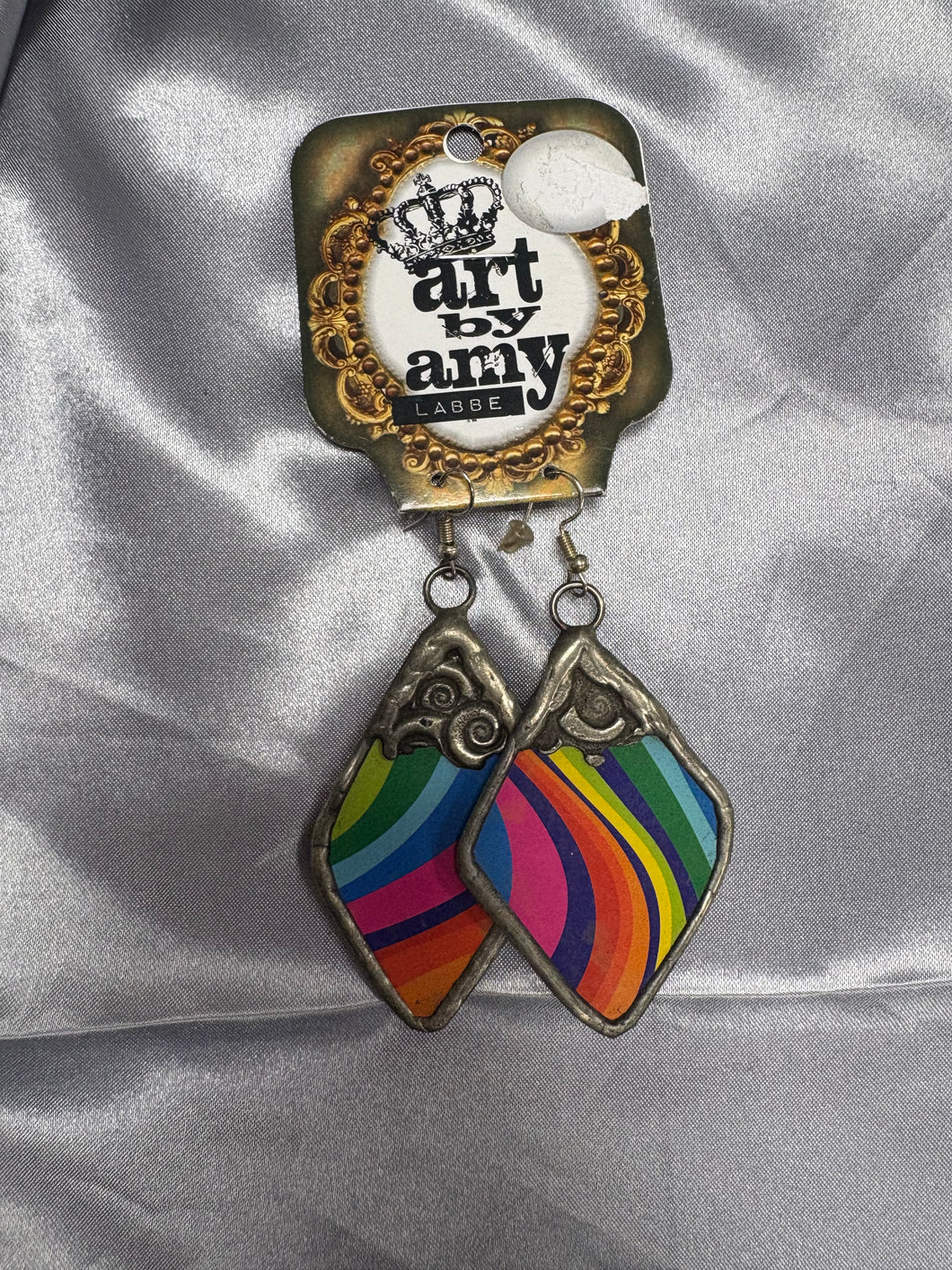 Art by Amy Rainbow Earrings