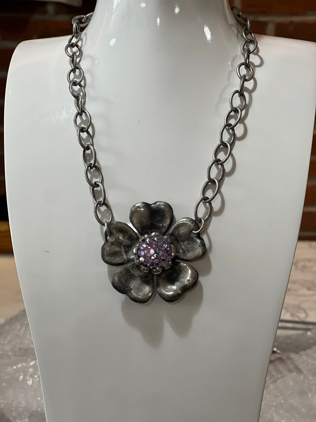 Art by Amy Flower Necklace