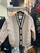 Load image into Gallery viewer, Tribal QUILTED CARDIGAN WITH SWEATER DETAIL
