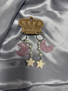 Art by Amy Moon and Star Earrings