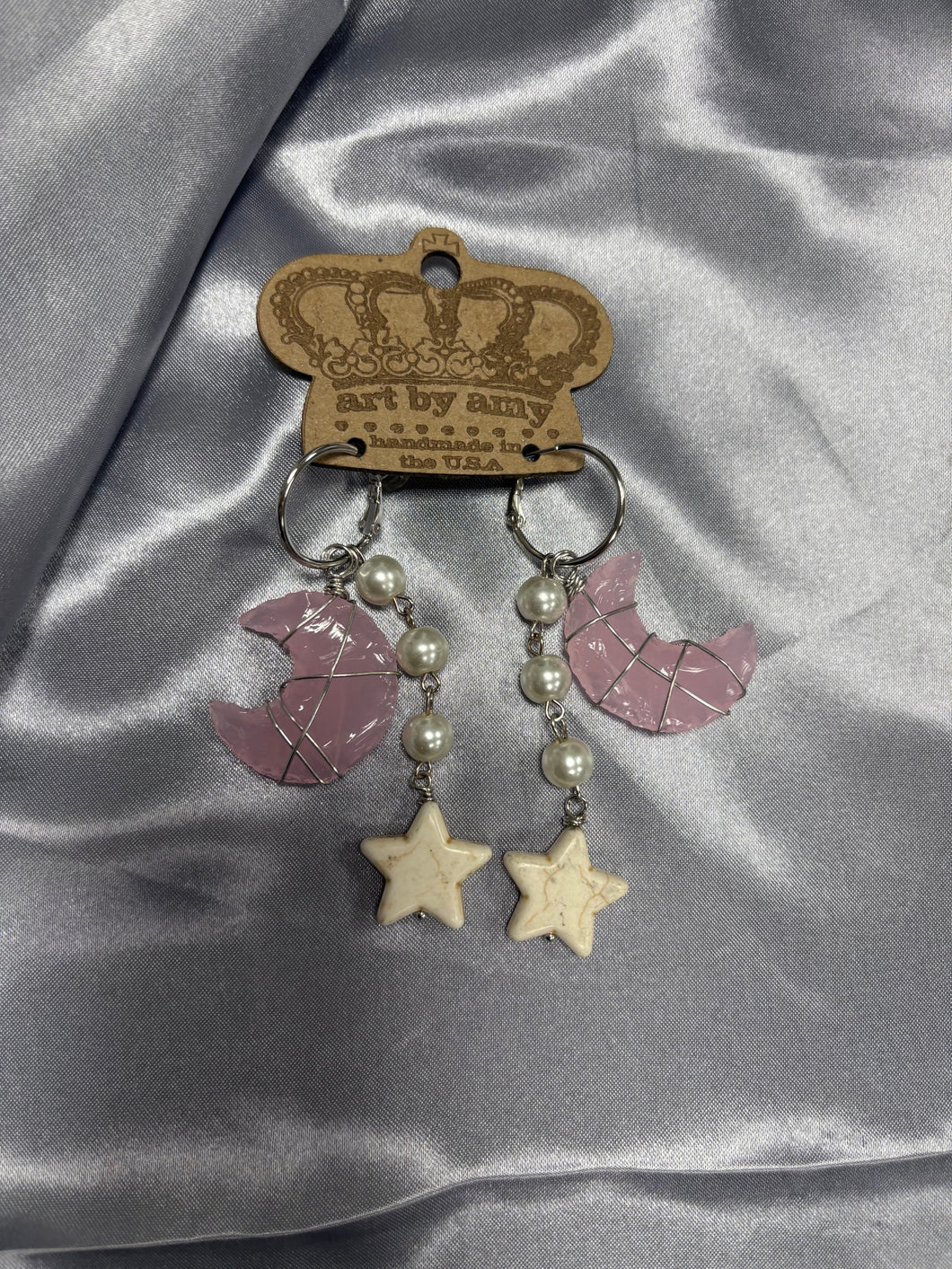 Art by Amy Moon and Star Earrings
