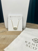 Load image into Gallery viewer, Kendra Scott Elisa Necklace in Light Blue Illusion
