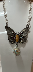 Art by Amy Butterfly Necklace