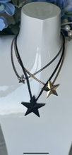 Load image into Gallery viewer, Tova Mixed Metal Star Necklace

