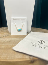 Load image into Gallery viewer, Kendra Scott Elisa Necklace in Light Teal Opal
