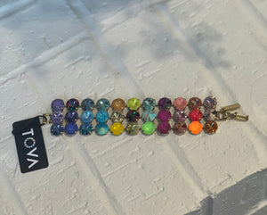 Tova Rainbow Three- Layer Bracelet
