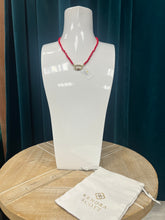 Load image into Gallery viewer, Kendra Scott Emery Beaded Necklace in Red Glass
