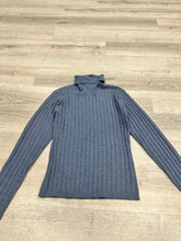 Load image into Gallery viewer, Carré Noir Blue Turtleneck Sweater Size XS
