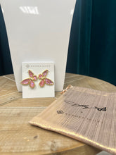 Load image into Gallery viewer, Dolly Parton x Kendra Scott Butterfly Stud in Light Pink Abalone
