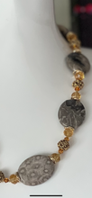 Load image into Gallery viewer, Gold Necklace with Stones
