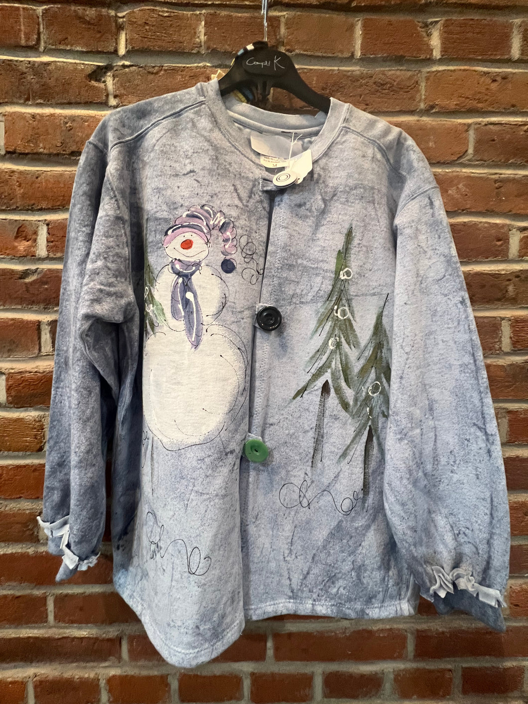 Preorder for Wintery Snowman Button Up