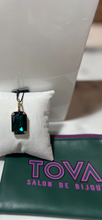 Load image into Gallery viewer, TOVA emerald stone pendant
