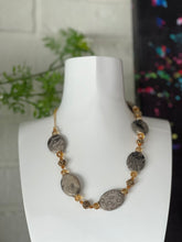 Load image into Gallery viewer, Gold Necklace with Stones
