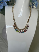 Load image into Gallery viewer, Tova Gold Necklace with Rhinestones
