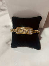 Load image into Gallery viewer, TOVA Love ID Bracelet in Antique Gold
