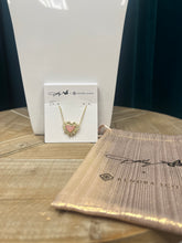 Load image into Gallery viewer, Dolly Parton x Kendra Scott Ari Heart Necklace in Light Pink Drusy
