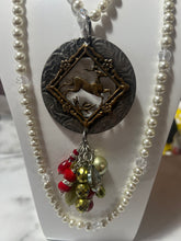 Load image into Gallery viewer, Art by Amy Double Layer Reindeer Necklace
