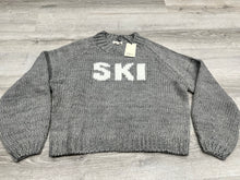 Load image into Gallery viewer, “Ski” Grey Sweater Size Large
