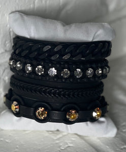 Tova Black Bracelet Set