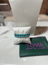 Load image into Gallery viewer, TOVA turquoise Studded Bracelet
