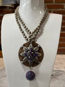Art by Amy Flower Necklace