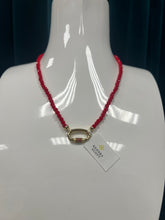 Load image into Gallery viewer, Kendra Scott Emery Beaded Necklace in Red Glass
