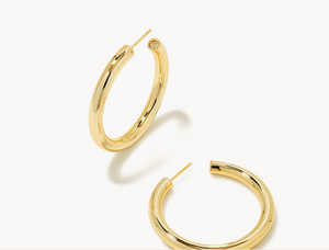 Gold Kendra Scott Hoops