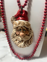 Load image into Gallery viewer, Art by Amy Double Layer Santa Claus Necklace
