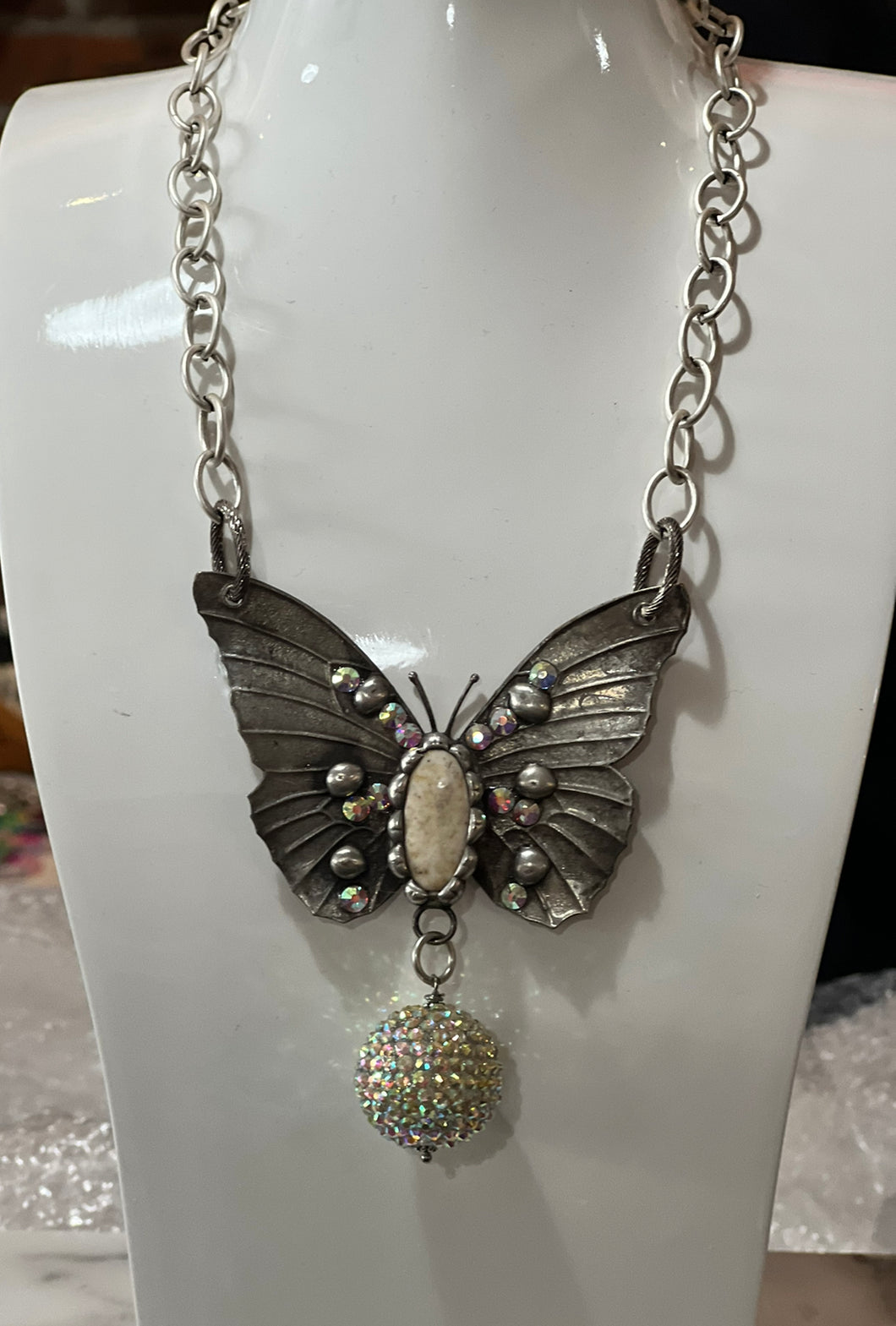 Art by Amy Butterfly Necklace