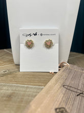 Load image into Gallery viewer, Dolly Parton x Kendra Scott Ari Heart Earrings in Light Pink Drusy
