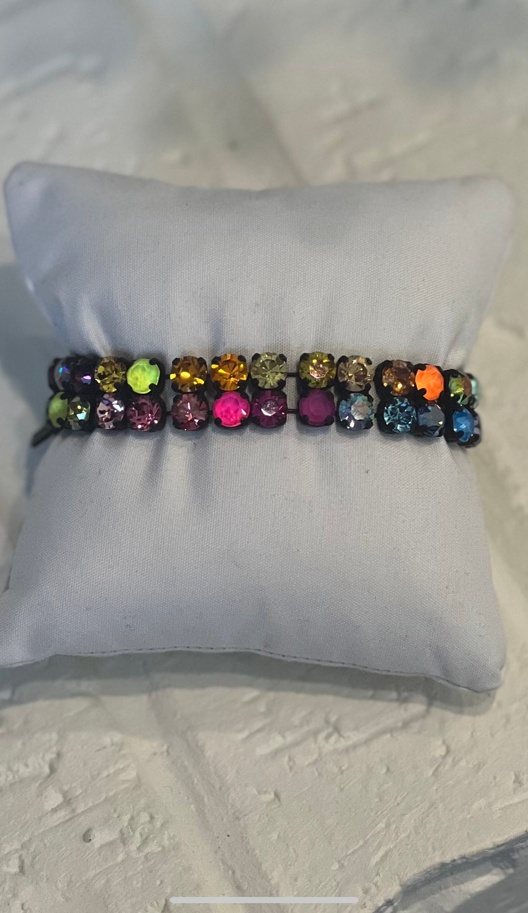Tova Two-Layer Rainbow Bracelet