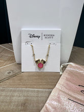 Load image into Gallery viewer, Disney x Kendra Scott Minnie Mouse Hot Pink Drusy
