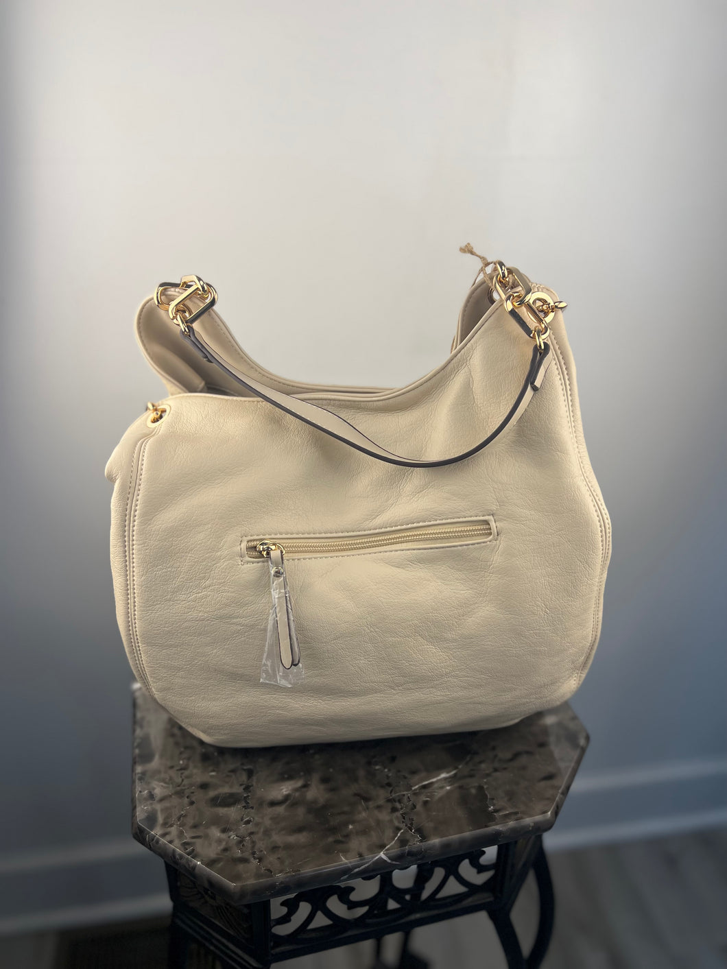 Large Cream Purse