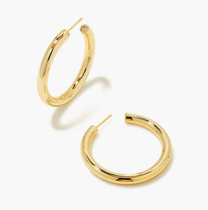 Kendra Scott Colette Large Hoop Earrings in Gold