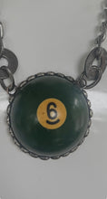 Load image into Gallery viewer, Art by Amy Pool Ball Necklace #9
