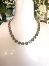 Load image into Gallery viewer, Tova Oakland Necklace in Fairy Dust/Solid Soft Mint IgniteStarlight
