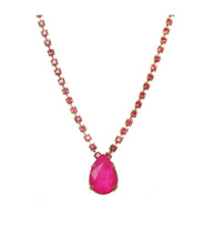 Load image into Gallery viewer, Tova Millie Necklace in Electric Pink
