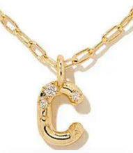 Load image into Gallery viewer, Kendra Scott Crystal Letter C Necklace
