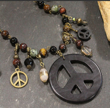 Load image into Gallery viewer, The Primitive Peddler Classy Peace Layered Necklace
