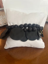 Load image into Gallery viewer, ZENZII Black mat beaded bracelet ￼

