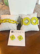 Load image into Gallery viewer, ZENZII Lime toggle bracelet
