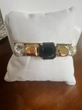 Load image into Gallery viewer, Tova Karsten cuff bracelet in black and white
