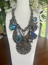 Load image into Gallery viewer, Art by Amy blue “1776” Patriotic Necklace
