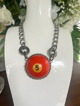 Load image into Gallery viewer, Art by Amy Pool Ball Necklace #9
