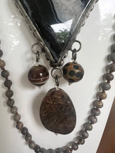 Load image into Gallery viewer, Art by Amy Jasper Stone and Diamond Black  Stone
