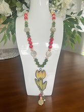 Load image into Gallery viewer, Art by Amy Double Sided Pottery Tulip ￼
